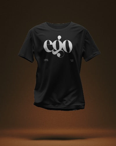 Ego | Black Oversized T-Shirt